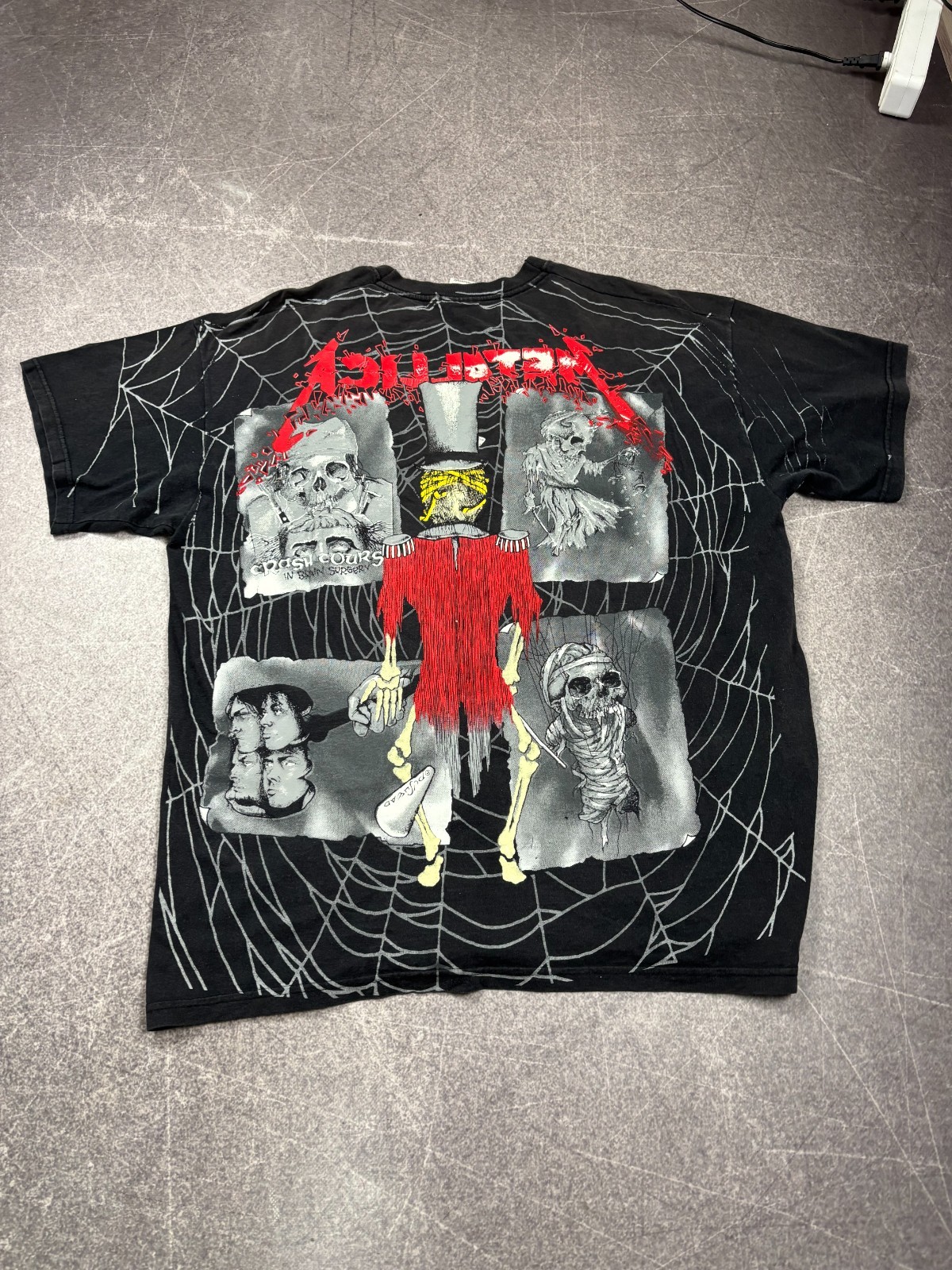Metallica Vintage 1992 Pushead Ringmaster All Over Print T-Shirt