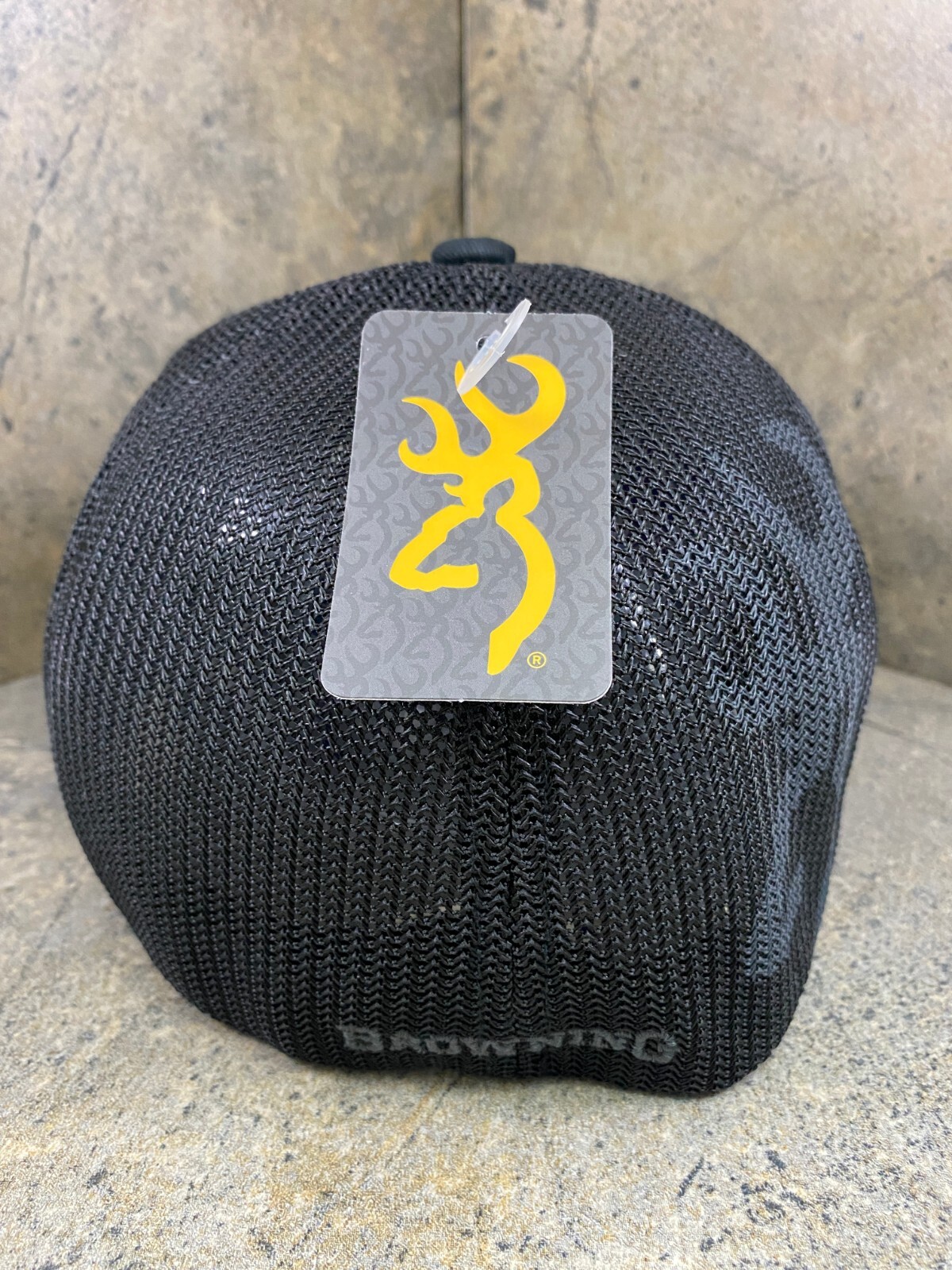 Browning Colstrip Black Baseball Cap 308702994 L/XL Flex Fit