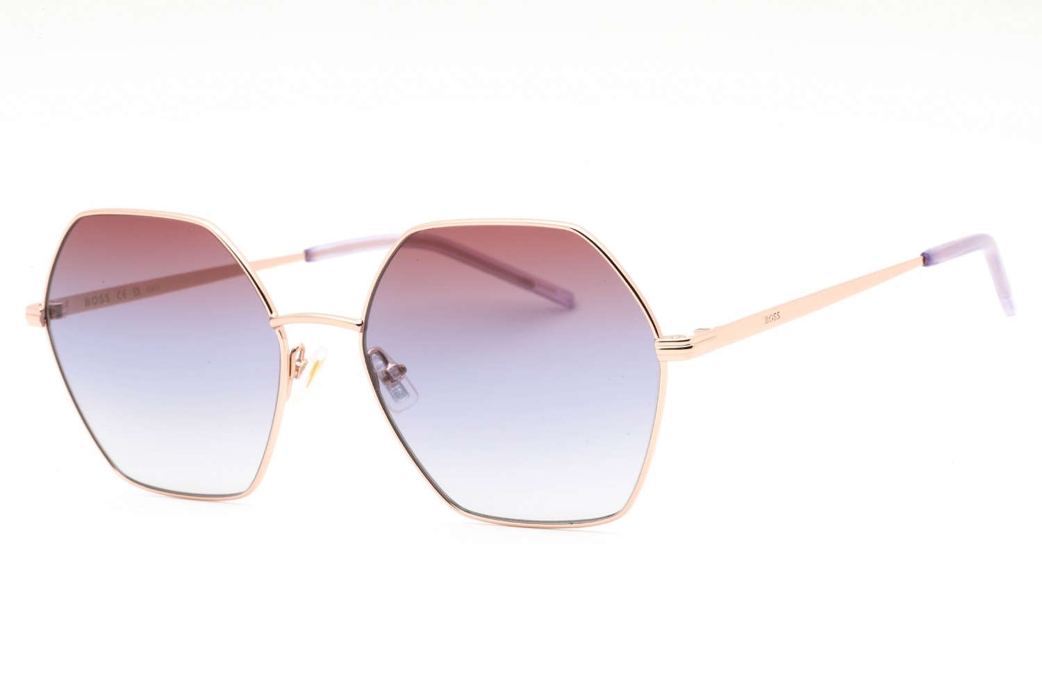 HUGO BOSS HB1589-DDB-57 Sunglasses Frame Size 57mm 140mm 17mm GOLD Women