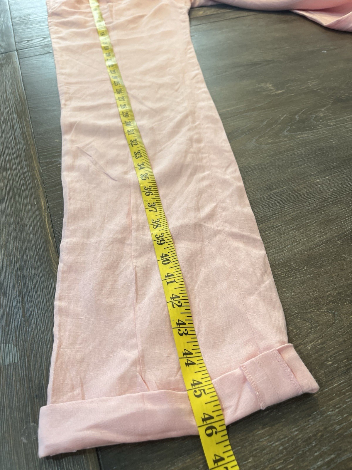 Ralph Lauren Purple Label Linen Pleated Trouser