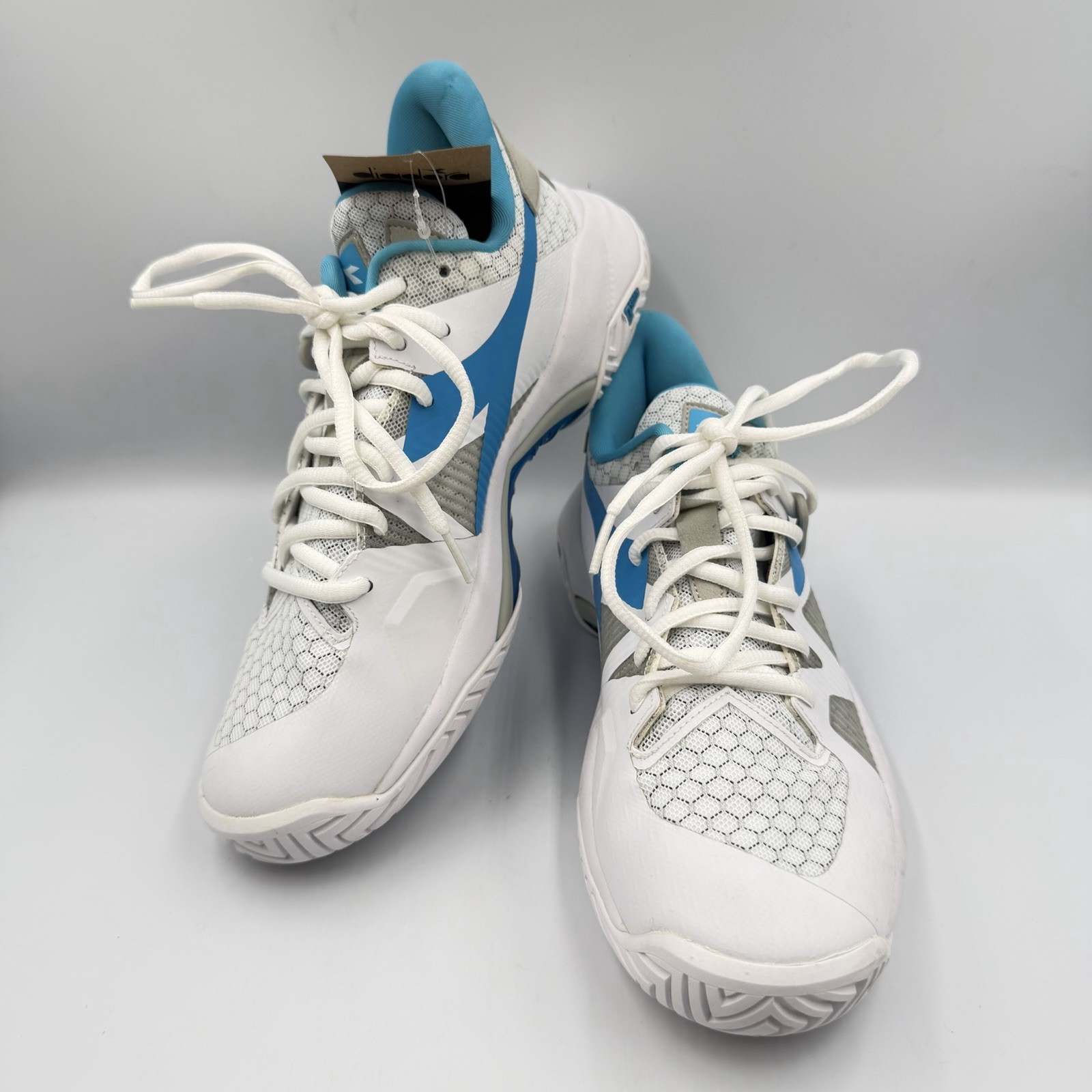 Diadora b.icon Blue White All Ground Tennis Shoe Sneaker Womens 7.5