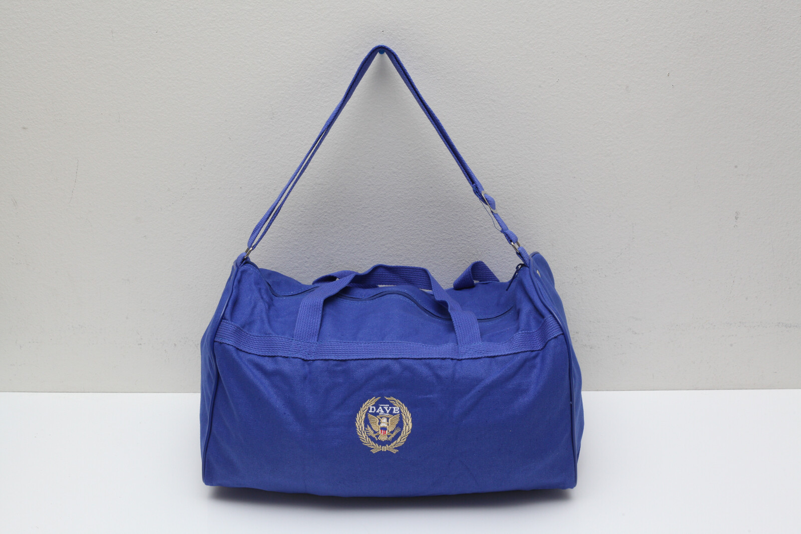 DAVE Movie Duffel Kevin Kline, Sigourney Weaver, Royal Travel Bag 16x9x9 In