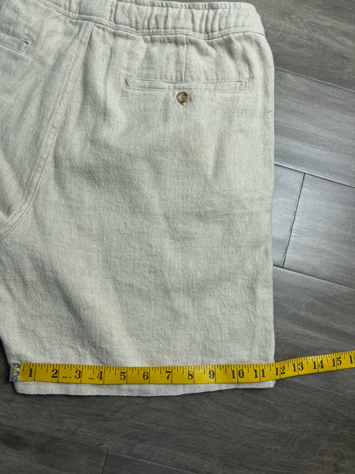 Octobre Éditions Men’s Short Priam Naturel Shorts Men’s Size 2xl Cotton Beige