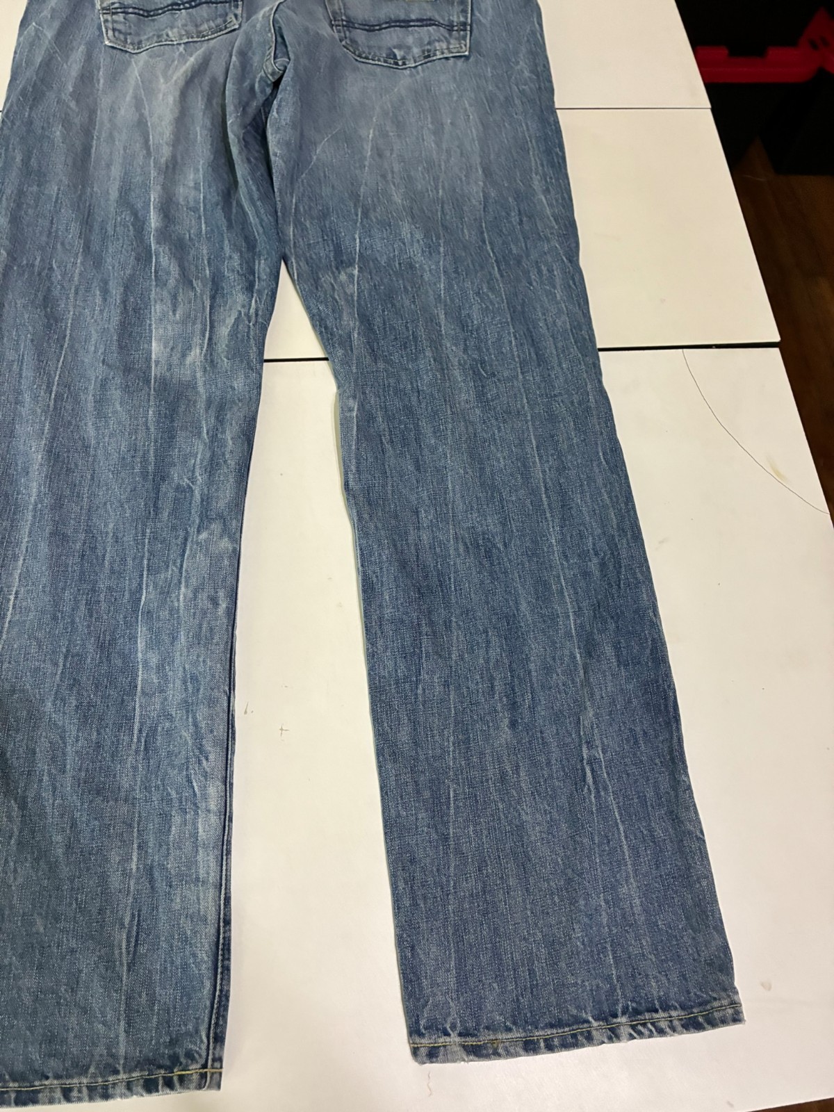 Agave Copper Jeans 40×36 Zuma Vintaged Gringo Whiskered Denim USA Premium 12-188