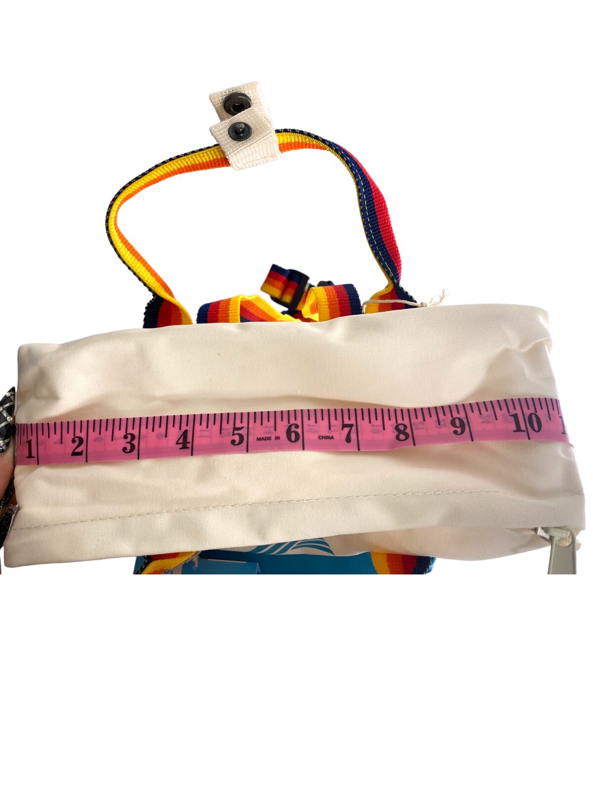 ALDI Gear Backpack Cream Rainbow 09/2023 Release Padded Laptop Inner Sleeve NEW