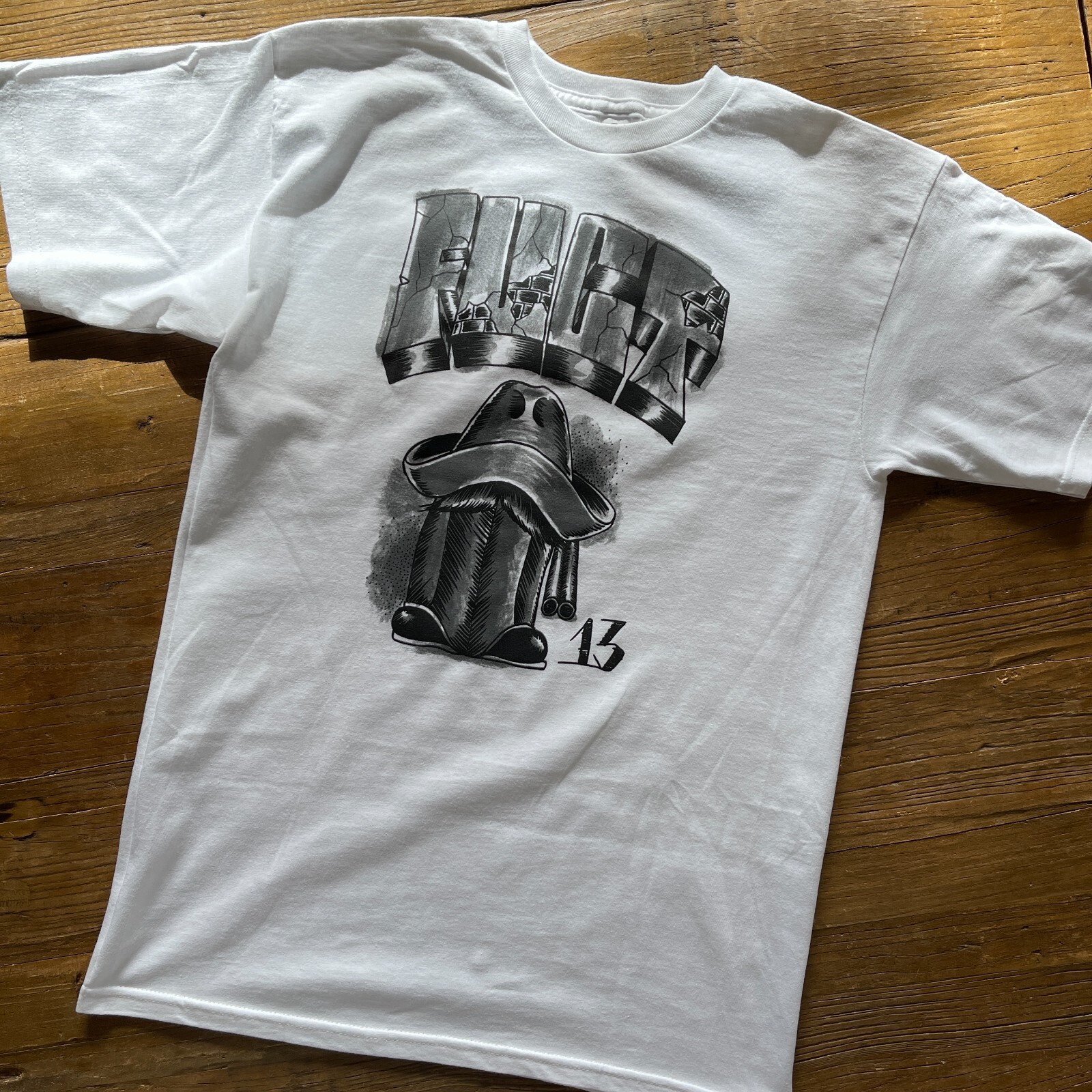 Extremely Rare Vintage New From 2008 FUCT “King of The Blocks” T-Shirt White