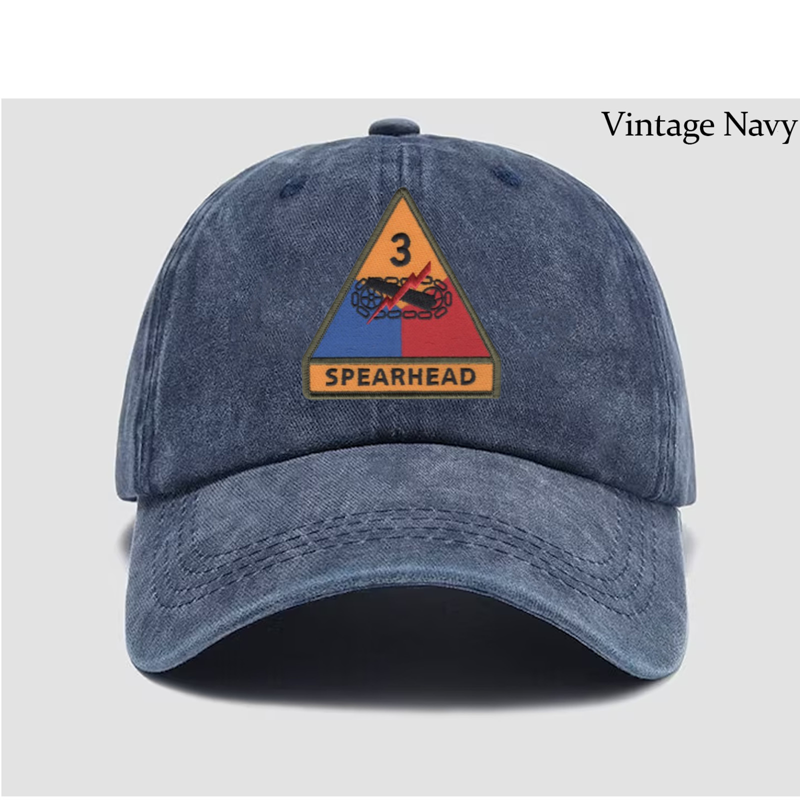 Embroidered Hat U.S Army 3rd Armored Division, Veteran Cap, Trucker Hat, Gift