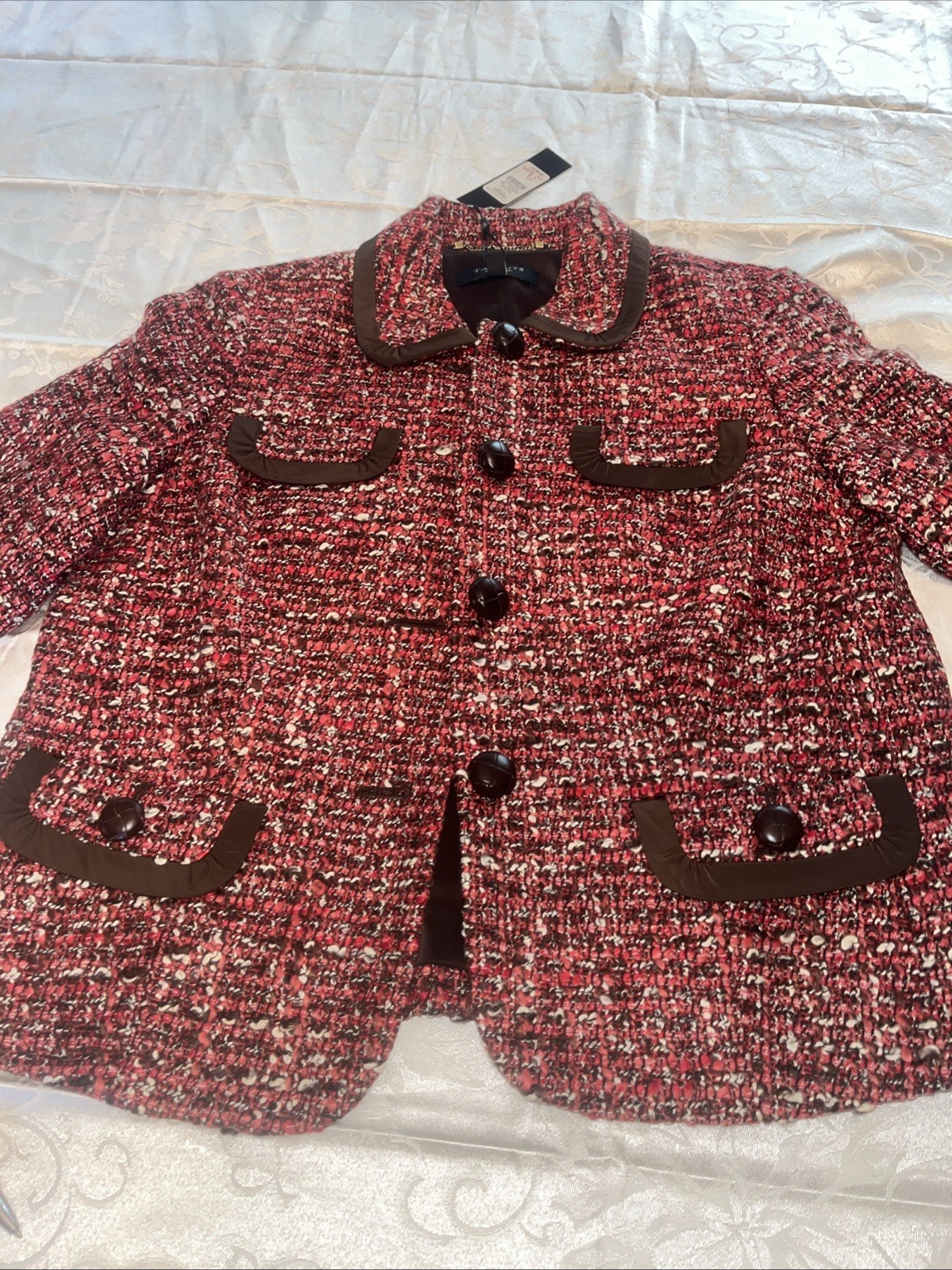 talbots tweed blazer