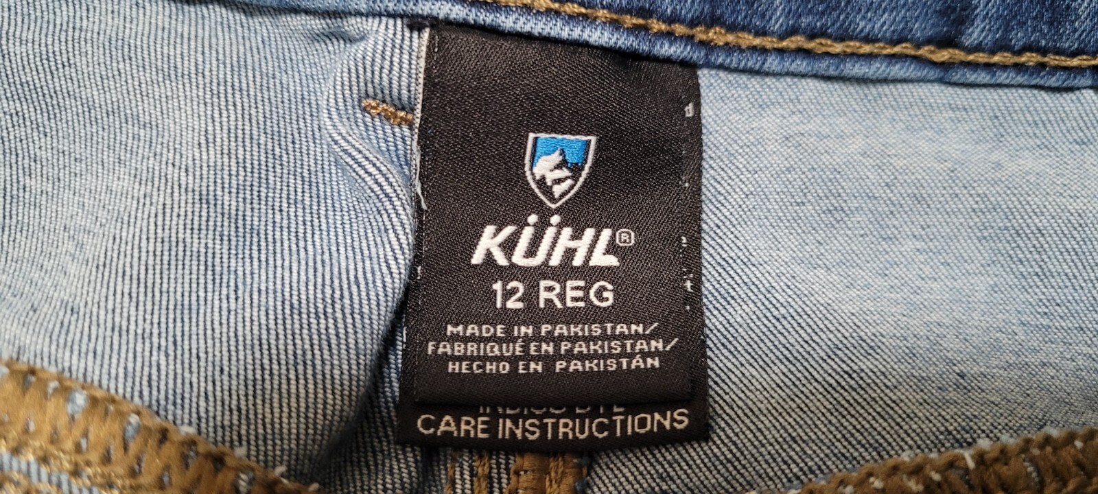 Kuhl Denim Jeans Women’s 12 Reg Stretch Straight Leg High Rise Comfy Outdoor