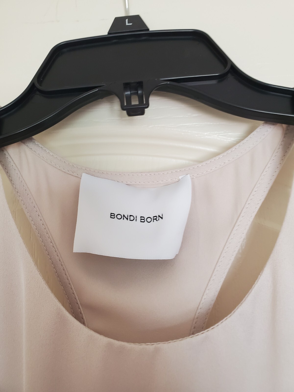 Bondi Born Eden Recycled Polyester Color Moon Beige Tank Top – Size Small