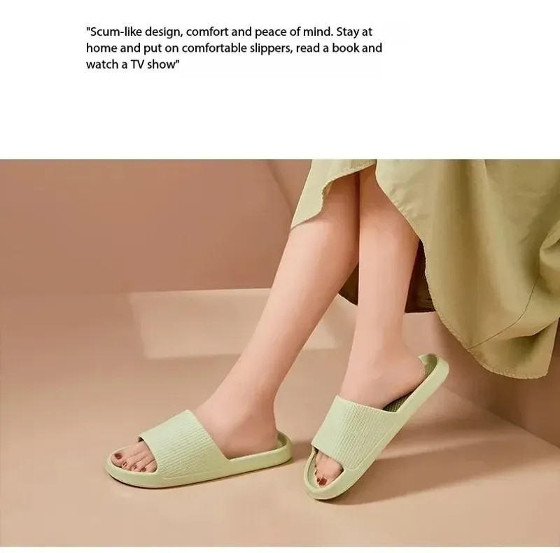 Non-slip EVA Soft Sole Massage Shower Shoes Waterproof Women Men Couples
