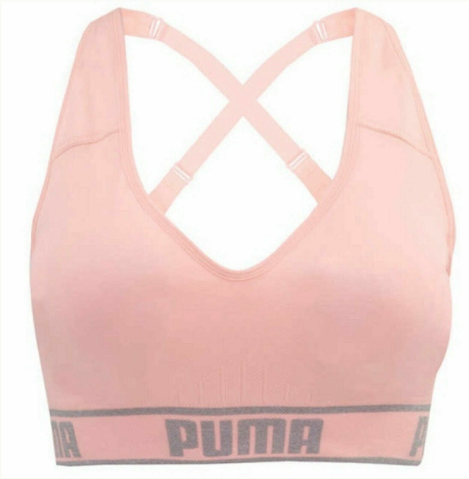 Puma Women’s Seamless Sports Bra , 1, 2 Pack
