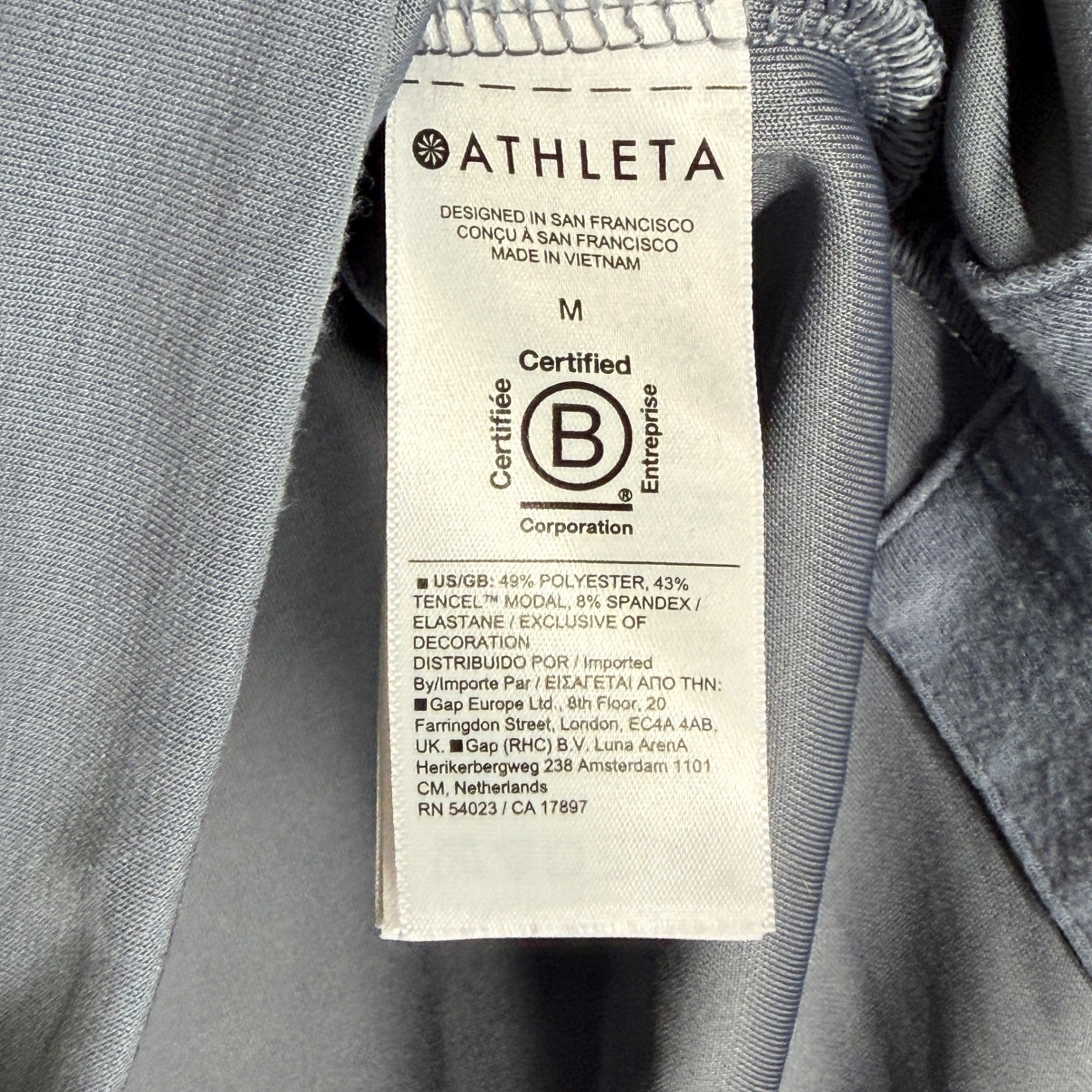 Athleta Seasoft Crewneck Sweatshirt Cosmos Grey Medium SP24 532401