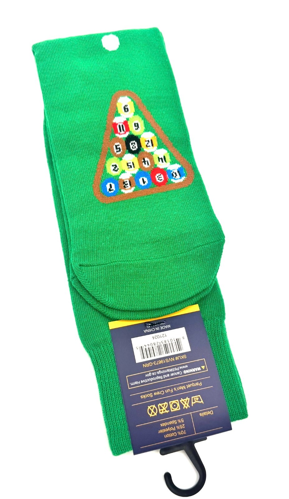 Parquet Men’s Funny Sports Socks Crew Baseball Golf Football Tennis Billiards No