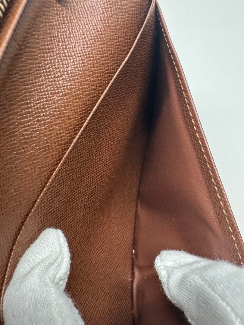 Louis Vuitton Monogram Portefeuille Brazza Long Wallet M66540 L7.5in W3.5in Card