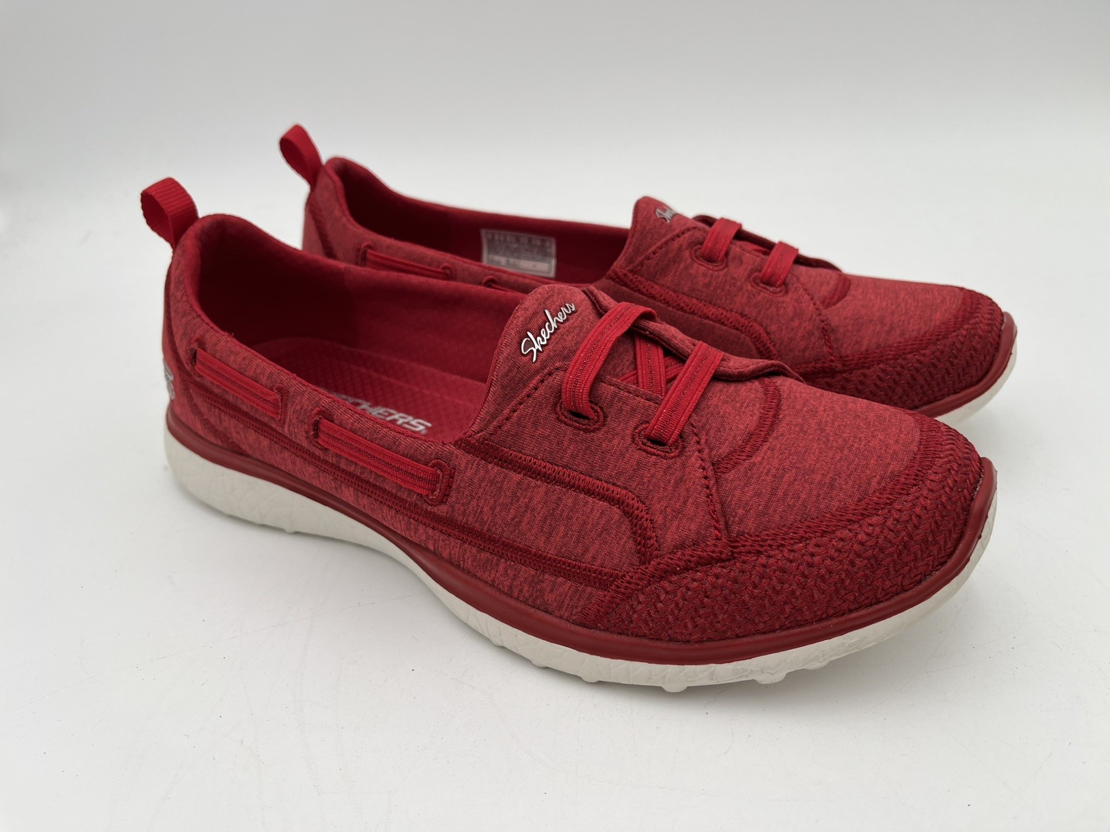 Skechers Microburst Topnotch Comfort Casual Shoes Women’s Size 8 Red
