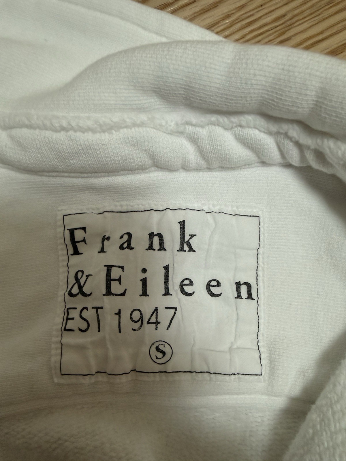 Frank & Eileen Triple Fleece Eileen Sweatshirt button up small or med NWOT #3