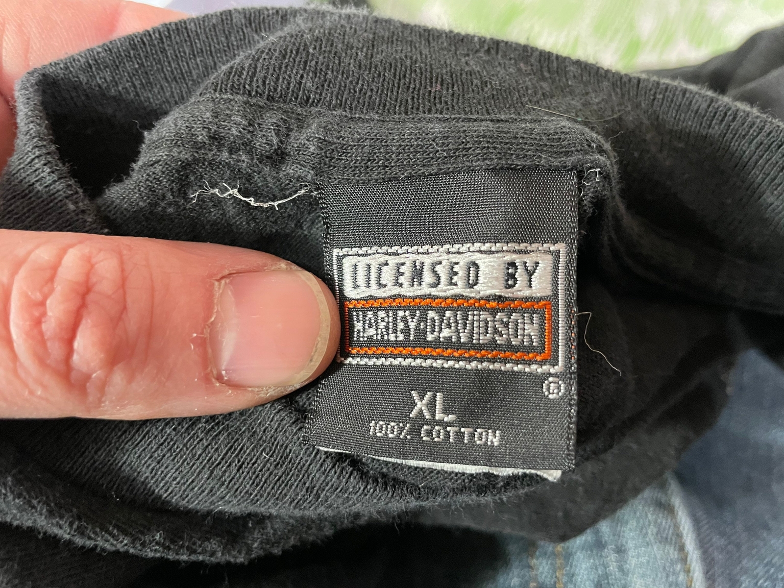vintage 1996 Harley Davidson 1915 tee w big logo back print – sz XL – 90s biker