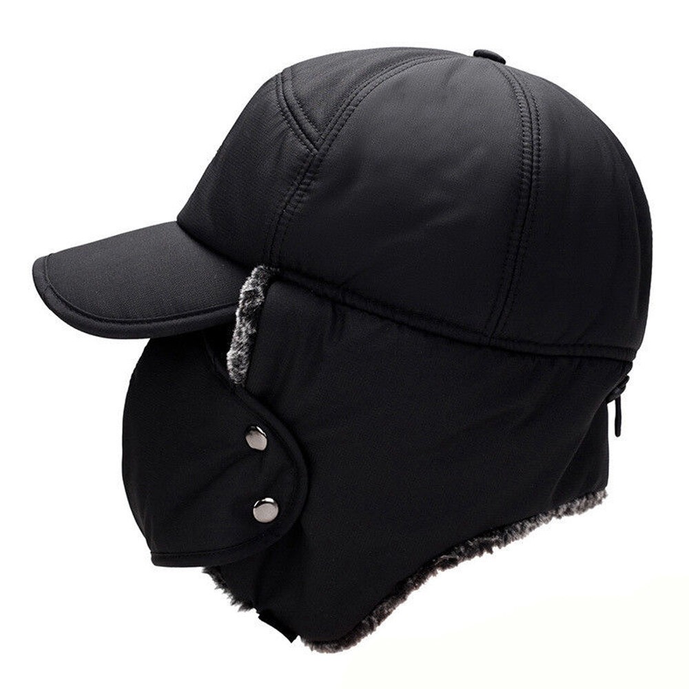 1/2 Pack Winter Ear Flap Trapper Hat with Face Mask Aviator Thermal Warm Ski Cap
