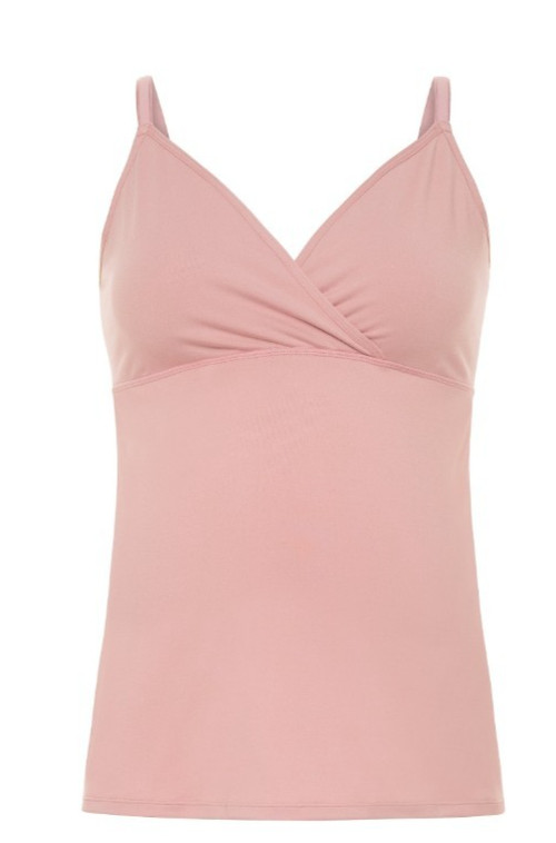 Joyspun Women’s Pink Rose Maternity Nursing Cami Tank Top Sz S M L XL XXL XXXL