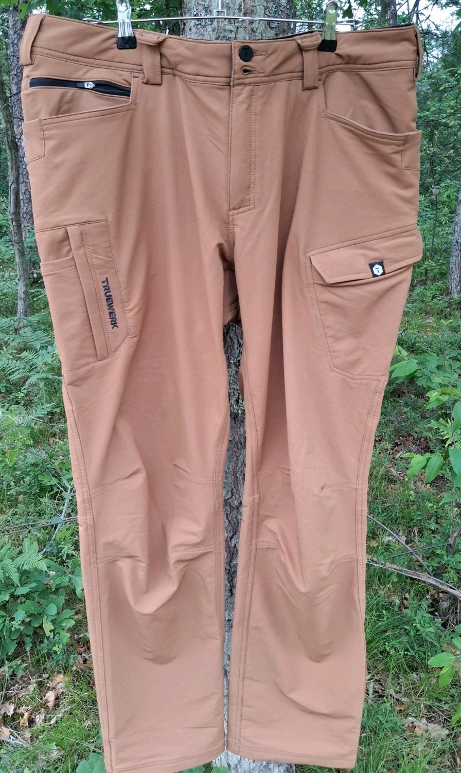 Truewerk T2 Werkpant Mens Size 38×34 Sand Straight Leg