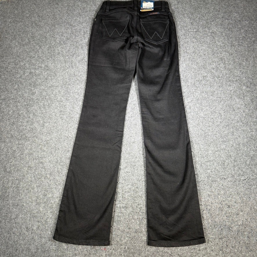 Wrangler Willow Ultimate Riding Jeans Womens 25×34 Black Mid Rise Bootcut NWT