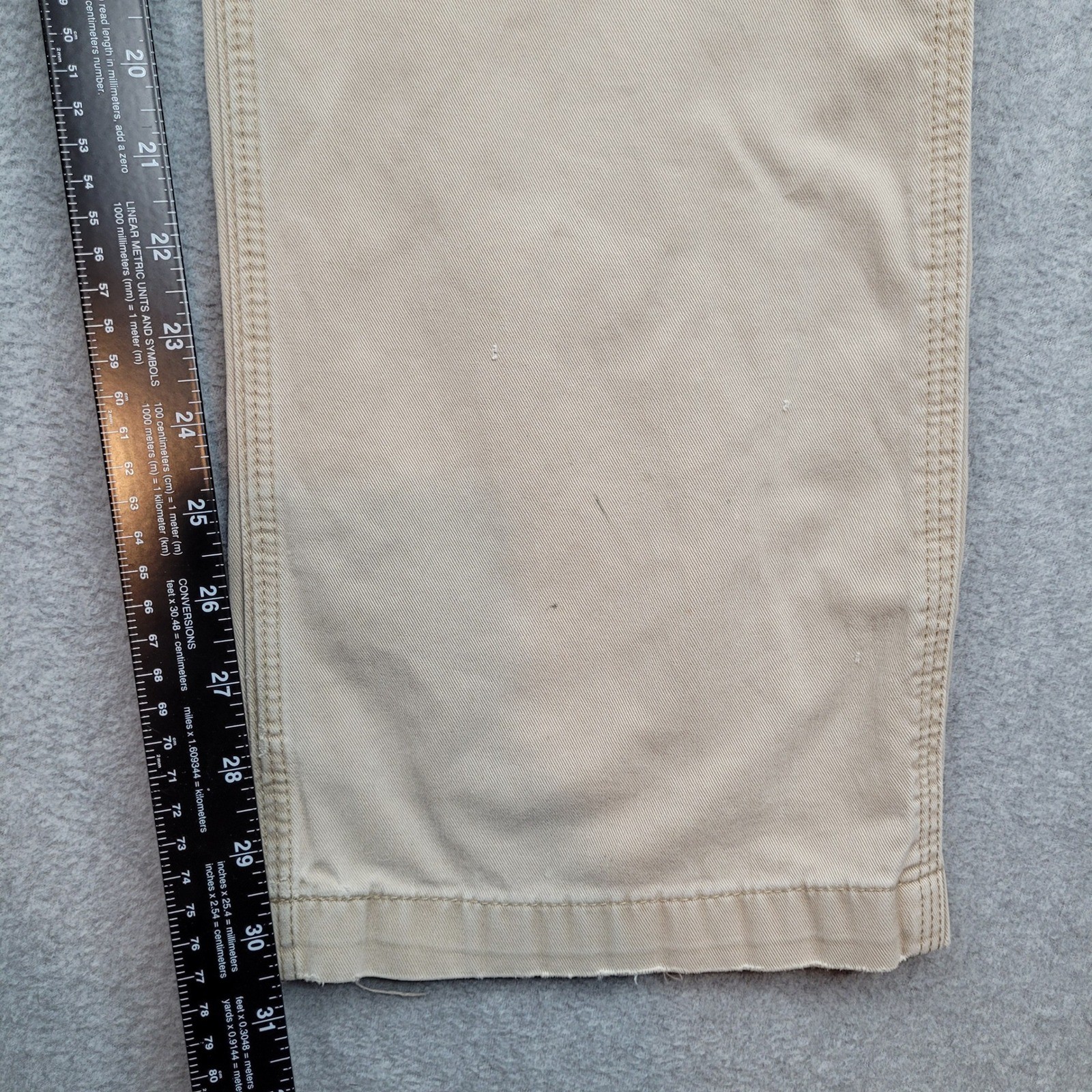 Carhartt Carpenter Pants Mens 34×32 Tan B324 FDK Relaxed Fit Workwear Cotton