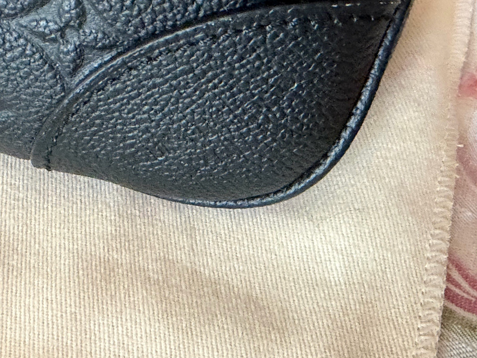 Louis Vuitton Boulonge PM Monogram Empreinte Leather Noir M12930