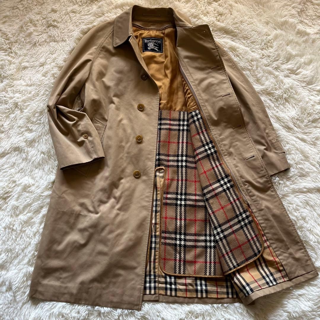 BURBERRYS Nova Check Liner Trench Coat XL