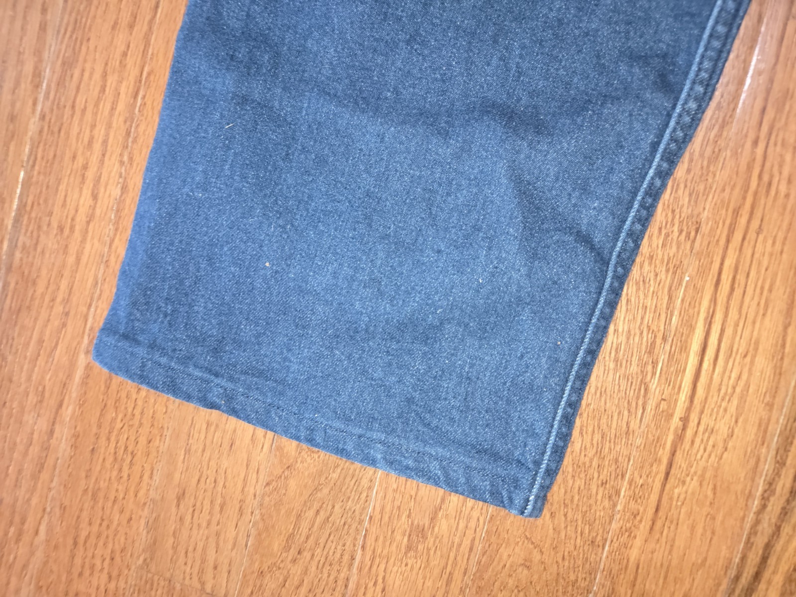 MENS LEVI’S 569 38X30 (FIT 38X28) LOOSE STRAIGHT FIT DARK BLUE JEANS A+ HEM JOB