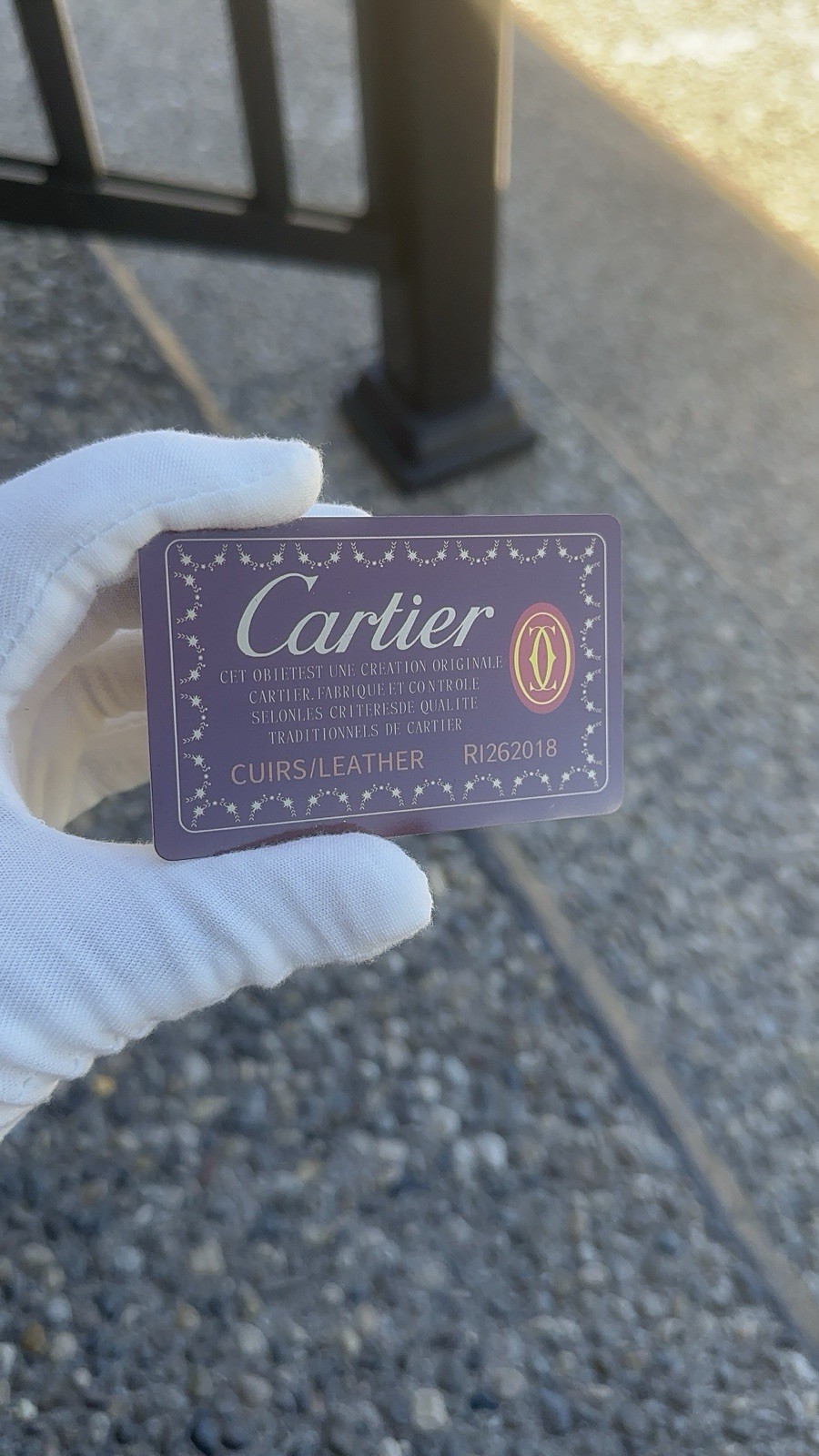 Cartier Big C Diamond Cut Brown Frameless Lens with Gold Frame