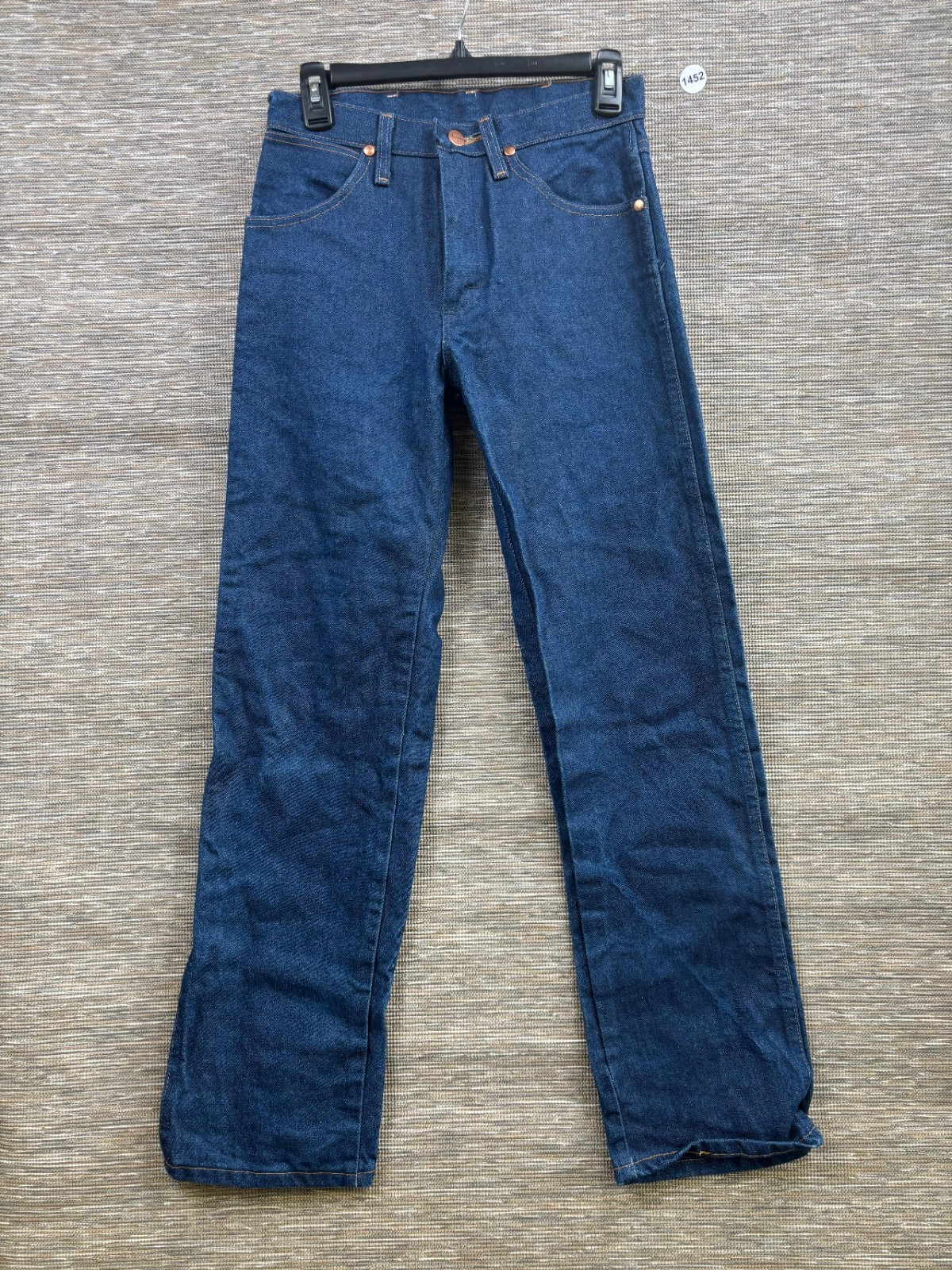 Wrangler 13MWZ Jeans Mens 27×30 Blue Denim Straight Leg Western Cowboy Cut