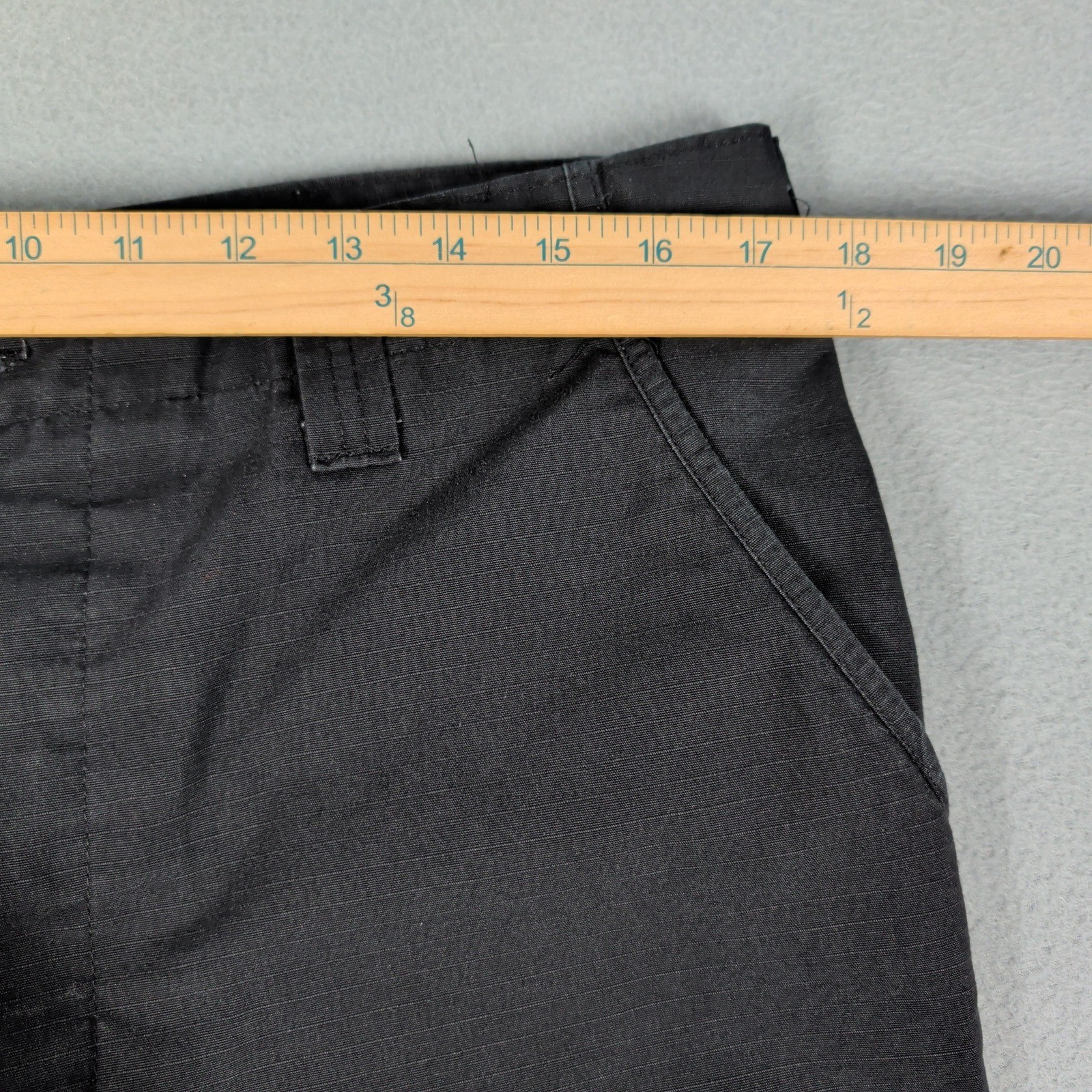 Tru-Spec Cargo Pants Mens Medium Black Tactical Response Uniform Ripstop 4393