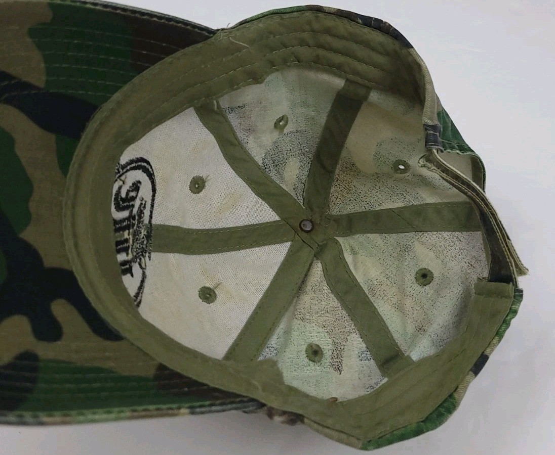 Vintage Y2k Miller Lite Beer Camouflage Camo Pattern Hat Vtg Outdoor USA Promo
