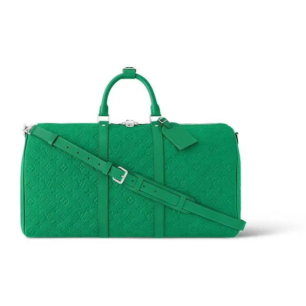 LOUIS VUITTON Keepall 50 Crossbody Handheld Travel Bag Men’s 19.7×9.1×11.4 in