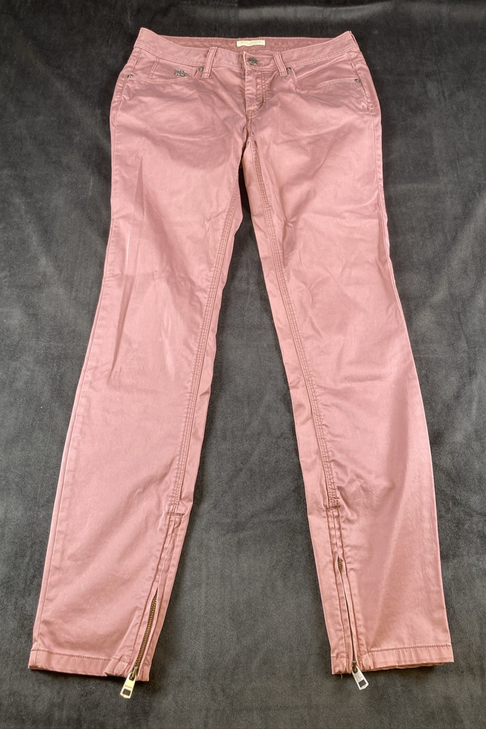 Burberry Brit Women’s Pink Cotton Blend Made in Sri Lanka Pants, Size 29