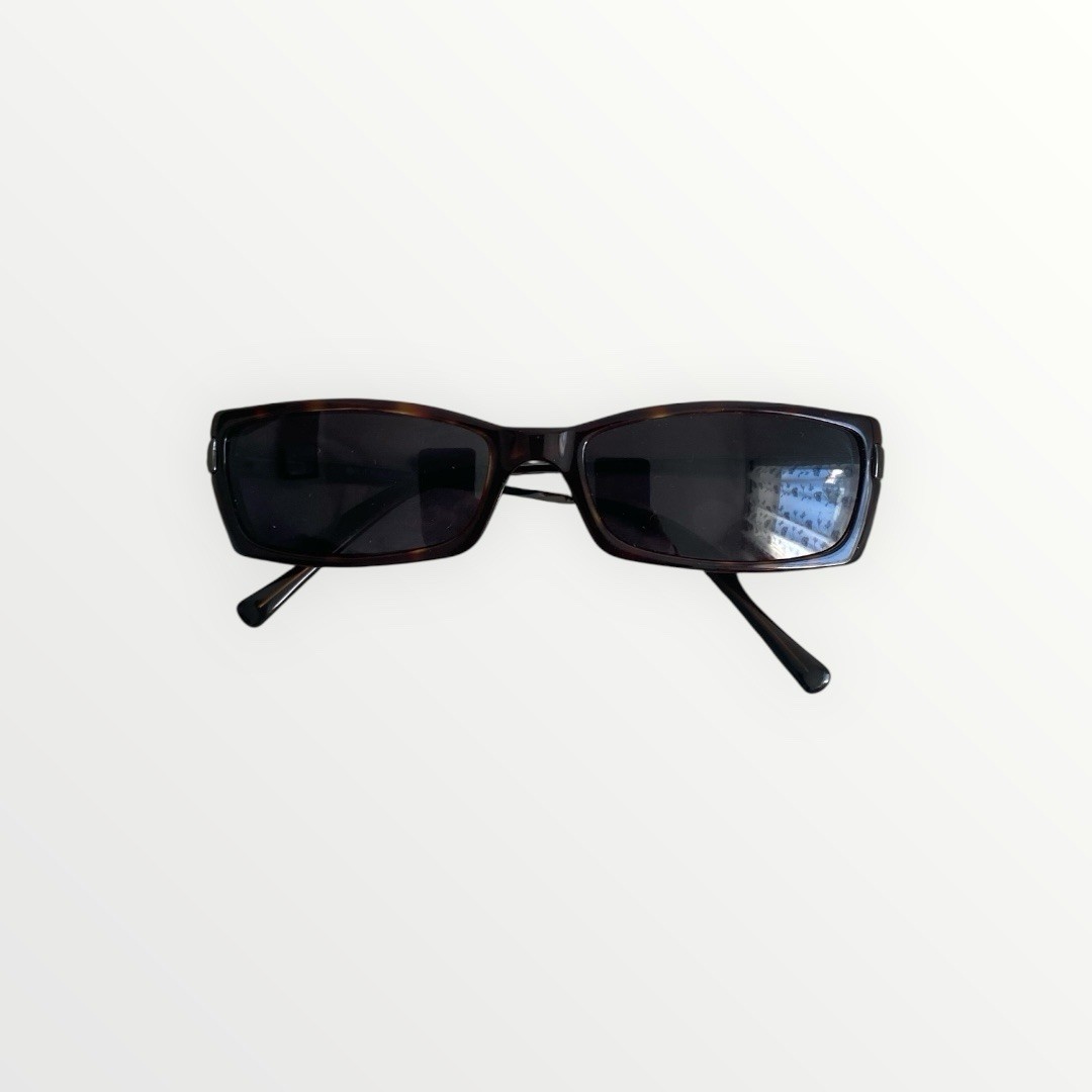 Vintage 1990s Vogue VO-2285 Tortoise Rectangle Sunglasses