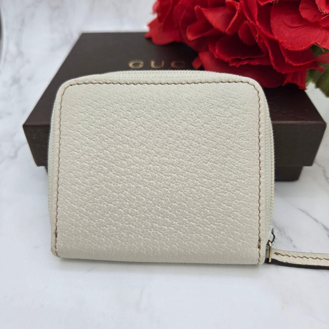 Rare GUCCI coin case small change wallet flower pattern