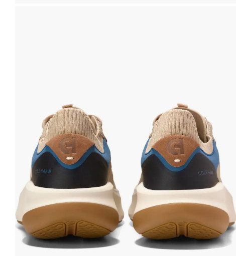 Cole Haan Grand pro All day runner leather sneaker Shoe US 8M BEIGE $225.00