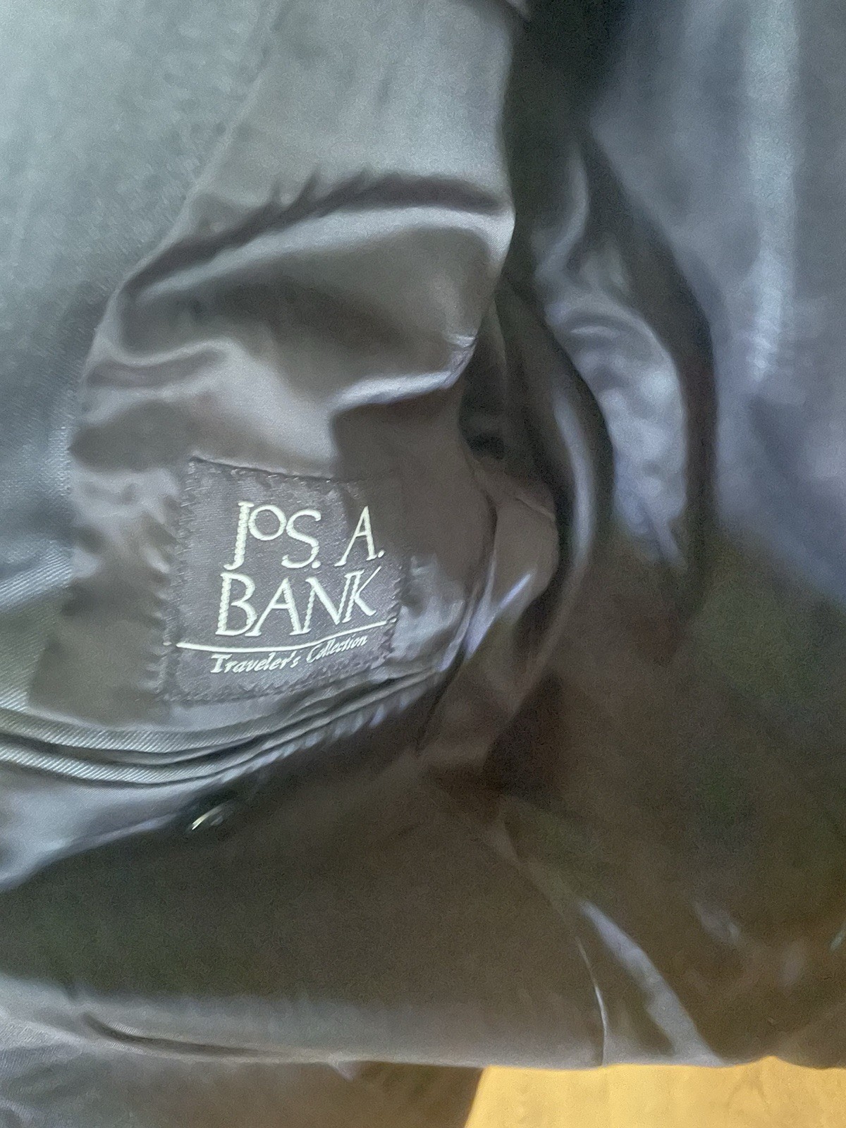 Jos. A. Bank Gray Wool Suit Separate Jacket -39L Travelers Collection Slim Fit