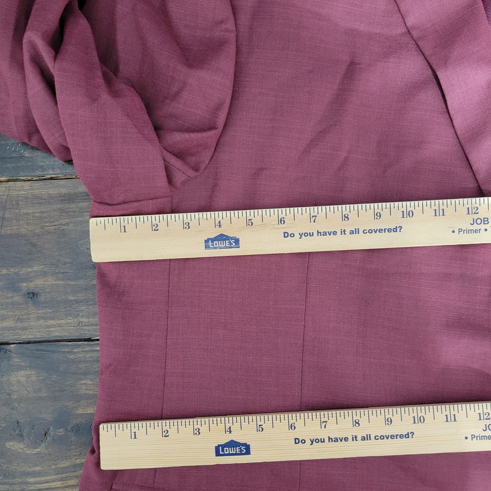 Lineage Men’s Sport Coat Blazer Two Button Burgundy Performance Stretch 56R