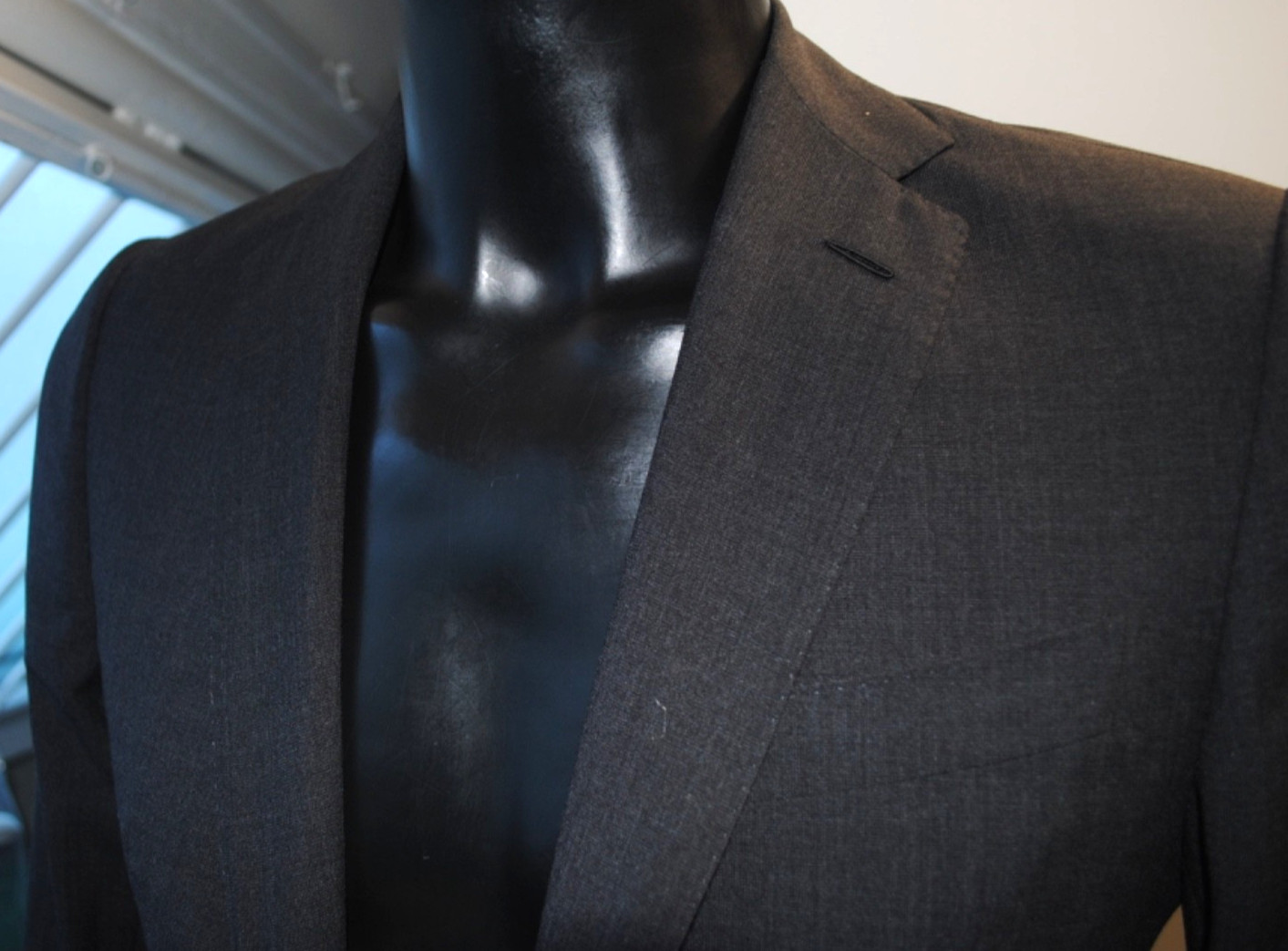 CARUSO TAILORING PARMA DRESS FRESH WOOL GREY WOOL 48 990.00 CART.7177L