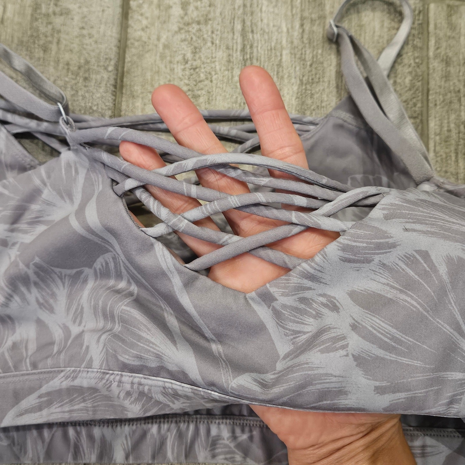 Fabletics Sports Bra & Leggings Set Women’s XXL High Rise Activewear Athleisure