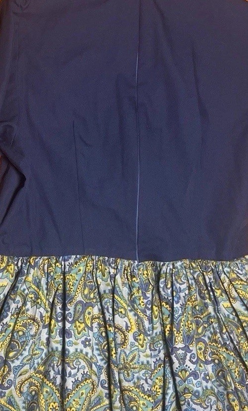 Vintage Handmade 1970s Full Length Prairie Dress Cottage Core Lavender Size S/M