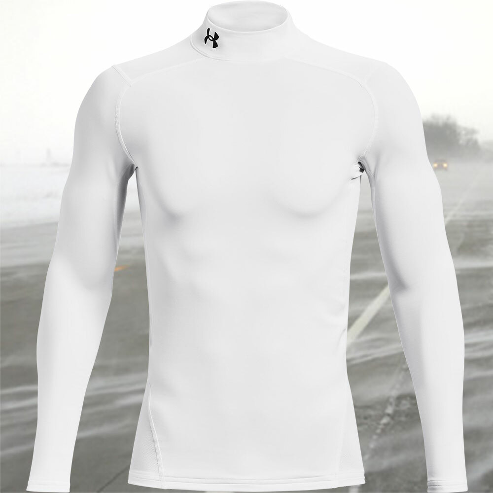 Under Armour Mens ColdGear Long Sleeve Mock Shirt – 1366072 – Free Shipping