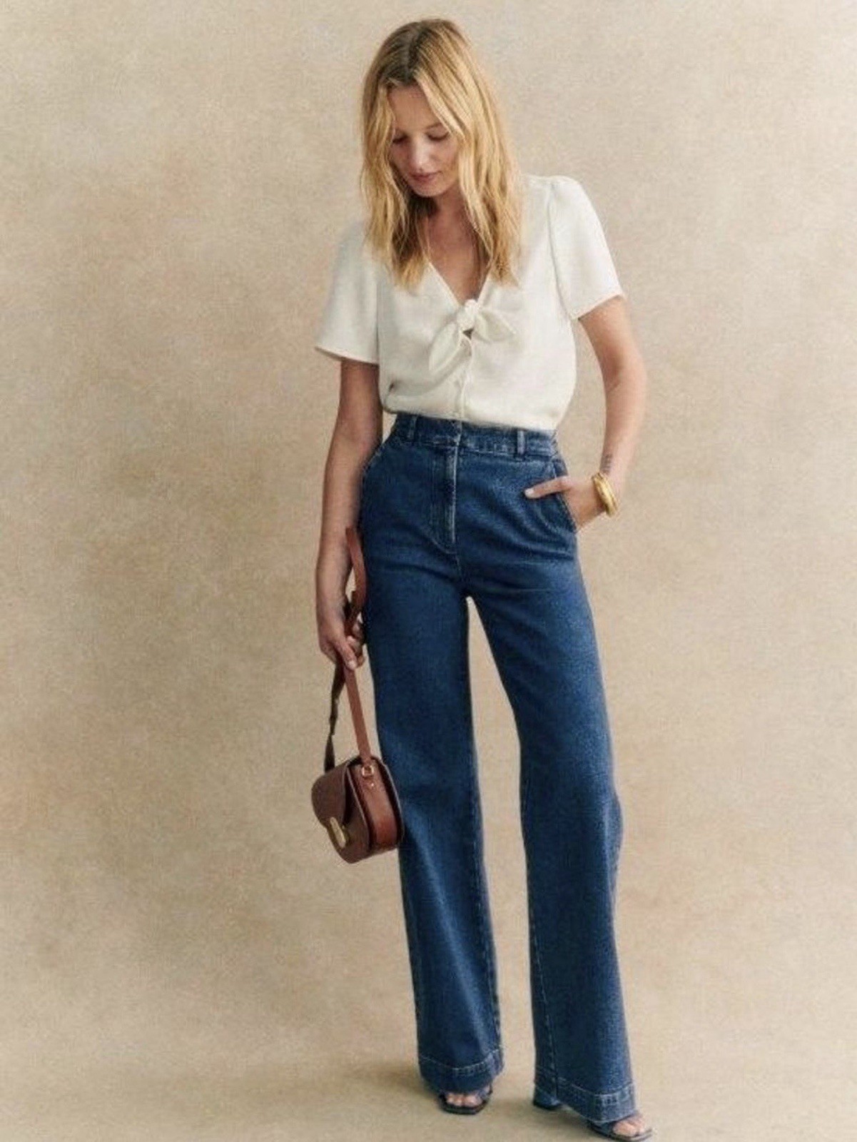 Sezane Matheo High-Rise Trouser Jean