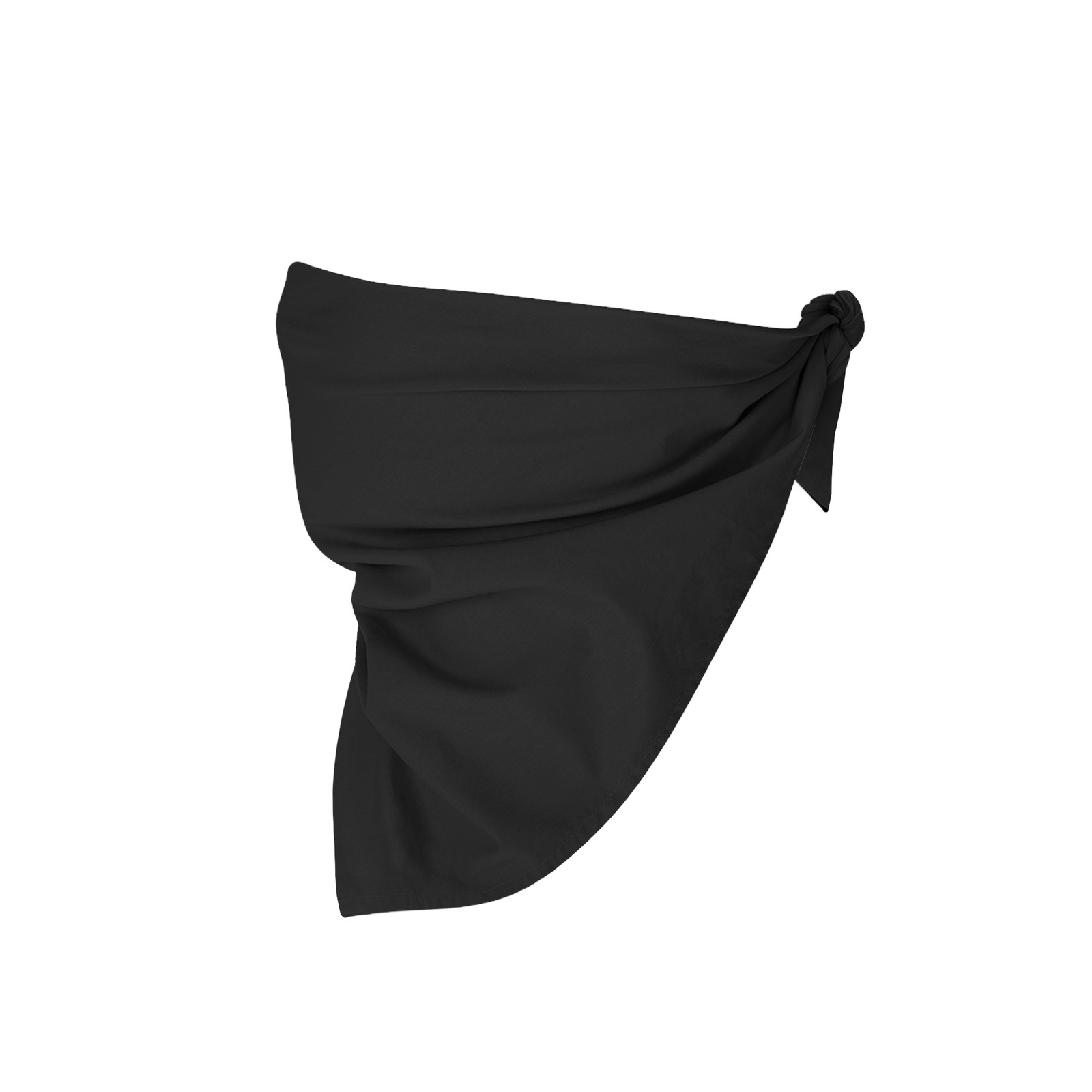 Balec Set of 12 Blank Solid Black Bandanas for Men and Women in Dozen