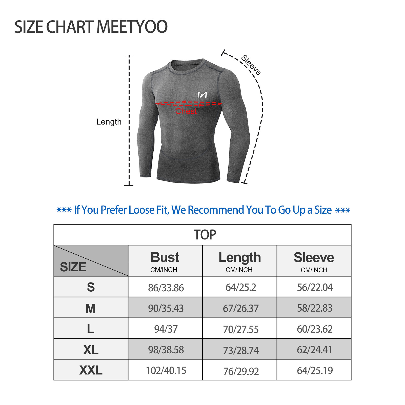 2Pack Men Compression Long Sleeve Shirts Undershirts Workout Gym Sports Running