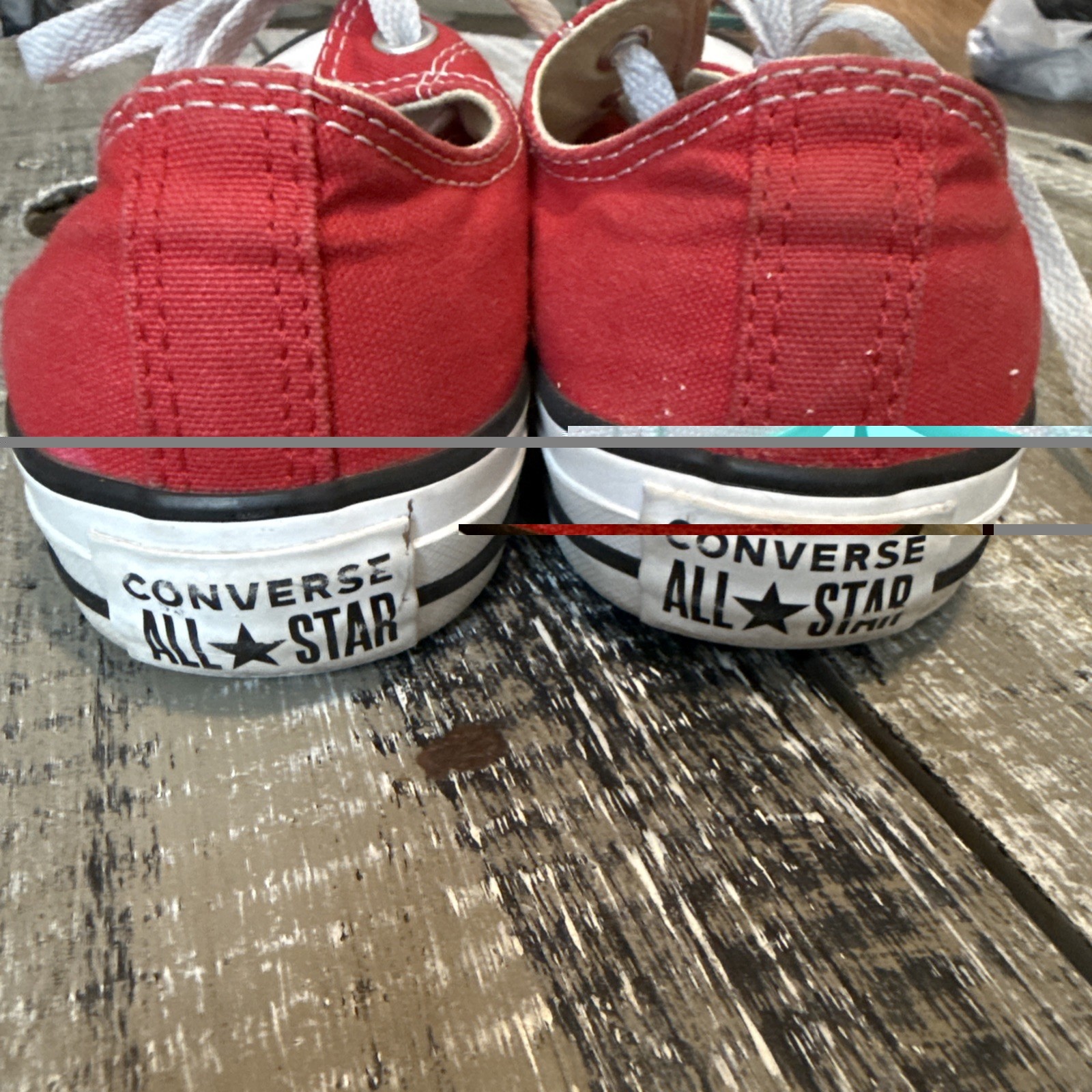 UNISEX CONVERSE ALL STAR CANVAS SNEAKERS/SHOES-MEN 5/WOMEN 7-Red
