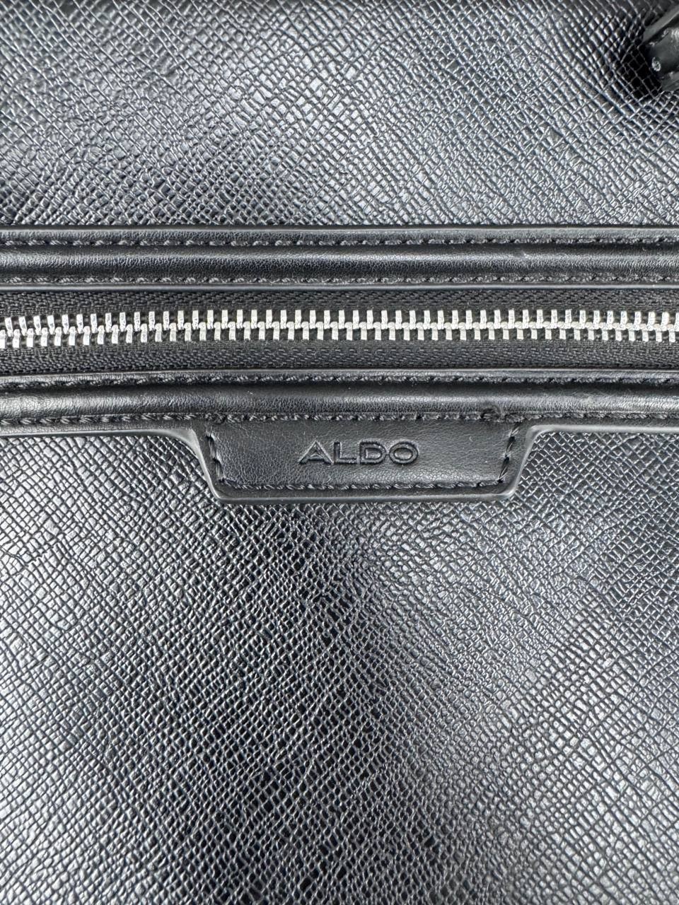 ALDO Nisperillo Shoulder 15″ Laptop Bag Faux Leather Black